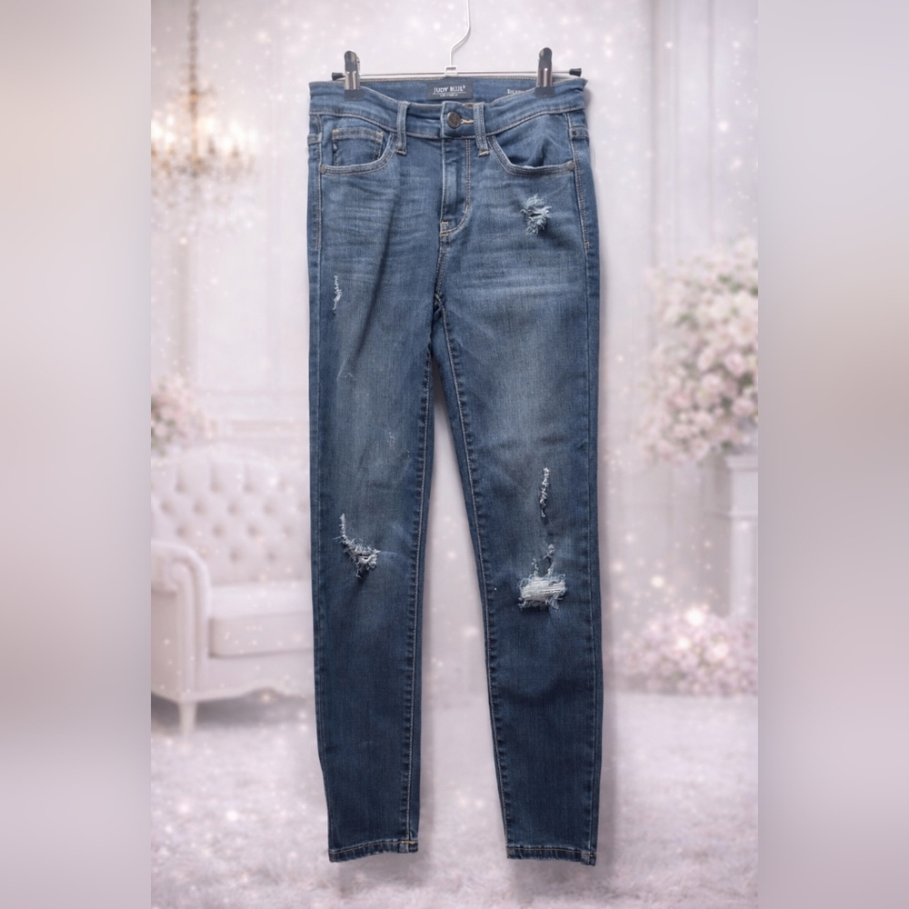 Judy Blue Women's Size 1/25 Relaxed Fit Jeans - Dark Blue